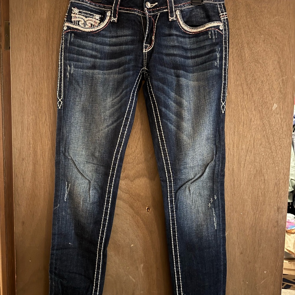 Rock Revival Women's Dark Blue Skinny Jeans